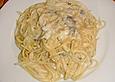 Spaghetti in cremiger Salbeisauce