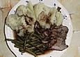 Lammbraten mit Honig - Wacholder - Sauce