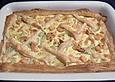 Bl&auml;tterteigquiche mit Fenchel und R&auml;ucherlachs