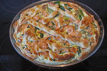 Blätterteigquiche mit Fenchel und Räucherlachs 3