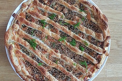 Blätterteigquiche mit Fenchel und Räucherlachs 8