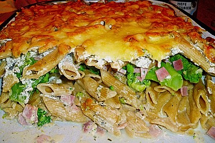 Brokkoli - Nudel - Schinken - Auflauf 2