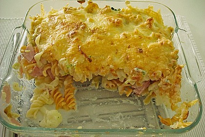 Brokkoli - Nudel - Schinken - Auflauf 4