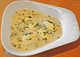 Kerbelsuppe mit Ricottakl&ouml;&szlig;chen