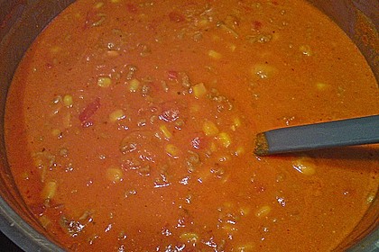 Mais - Hackfleisch - Suppe