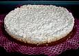 Weihnachtlicher Kuchen mit Kokosmakronenhaube