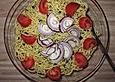 Spaghettisalat mit Knoblauch