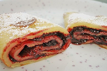 Glutenfreie Pfannkuchen - s&uuml;&szlig;e Variante 1
