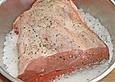 Lammkeule in der Salzkruste
