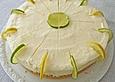 Mandeltorte mit Zitronenmousse