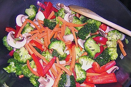 Woknudeln - vegetarisch 3