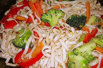 Woknudeln - vegetarisch 4