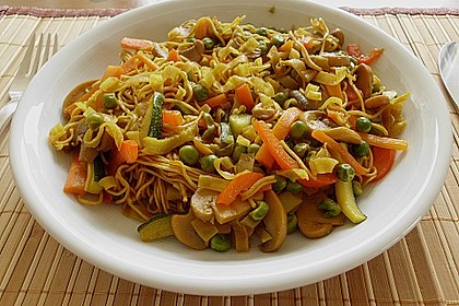 Woknudeln - vegetarisch 6