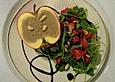 Gefl&uuml;gelleber � Parfait in Apfelh&auml;lften