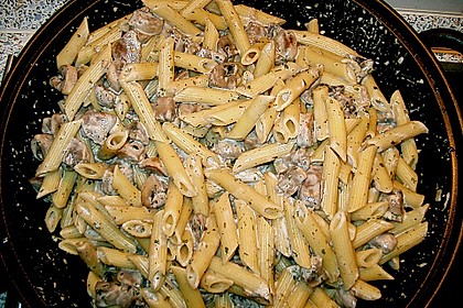 Champignon - Nudelpfanne a la M&auml;usle
