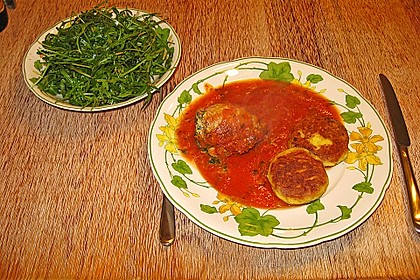 Kartoffelfrikadellen gefüllt mit Schafskäse 20