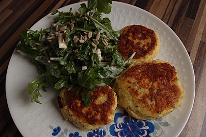 Kartoffelfrikadellen gefüllt mit Schafskäse 6