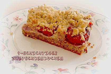 Zwetschgenkuchen 4 - schichtig 5