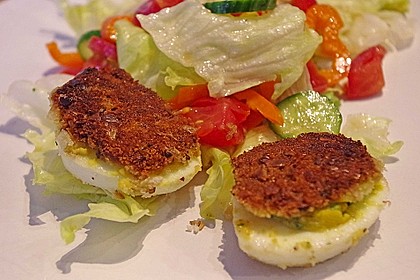 Eier gefüllt und gebraten 1