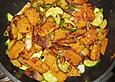 Fischst&auml;bchen - Zucchini - Pfanne