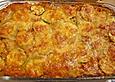 Tomaten - Zucchini - Mozzarella - Auflauf mit Zwieback