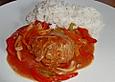 Hackb&auml;llchen mit Zigeunersauce