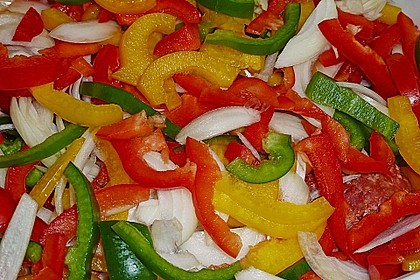 Hackb&auml;llchen mit Zigeunersauce 1
