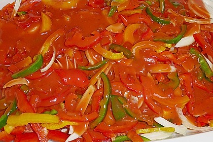 Hackb&auml;llchen mit Zigeunersauce 2