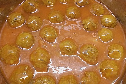 Hackb&auml;llchen mit Zigeunersauce 4