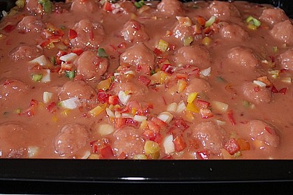 Hackb&auml;llchen mit Zigeunersauce 11