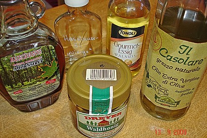 Lauwarmer Kürbissalat mit Rauke, Basilikum und Ziegenkäse 13