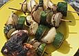 Zucchini - Zwiebel - Spie&szlig;e