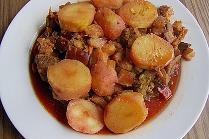 S&uuml;&szlig;er Fischcurry - Auflauf 1