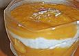 Kokos - Mohn - Creme mit Nektarinenp&uuml;ree
