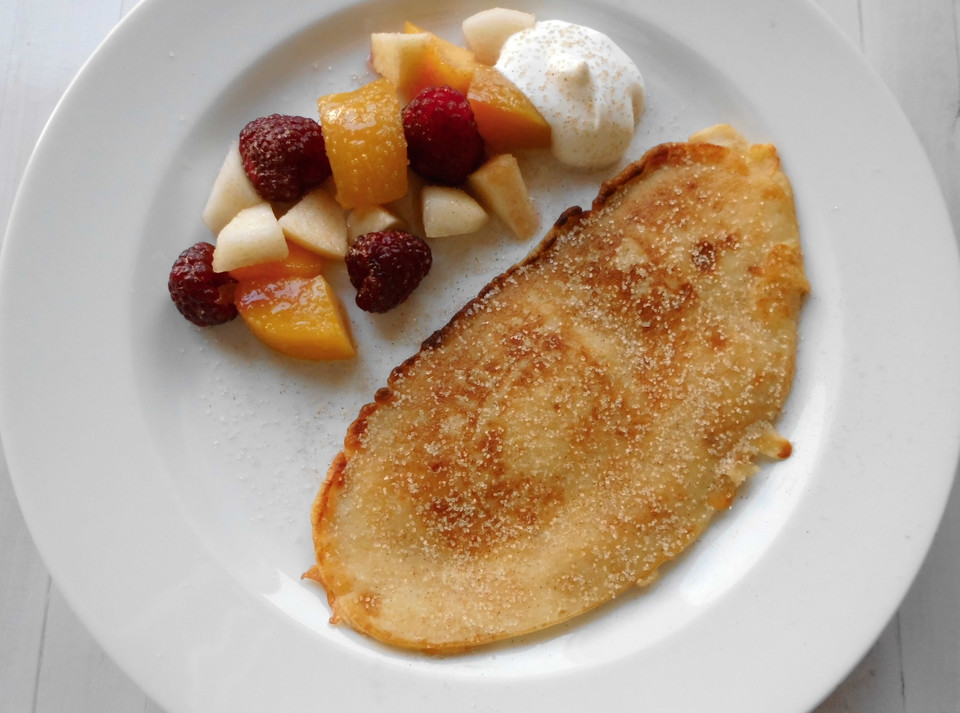 Süße Pfannkuchen mit Quark (Rezept mit Bild) von schokoladenfreak ...