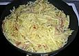 Schnelle R&ouml;sti mit Zwiebeln, Speck und K&auml;se