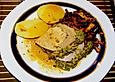 Schweiner&uuml;ckenbraten mit Kr&auml;uterkruste mit Pfifferlingen