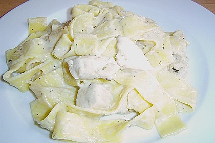 Bandnudeln mit H&auml;hnchenbrustfilet