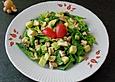 Spinatsalat mit Speck und Waln&uuml;ssen