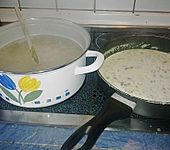 Nudeln mit K&auml;se - Schinken - Sauce (Bild)