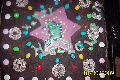 Fabis 15. Geburtstags - Browniekuchen 5