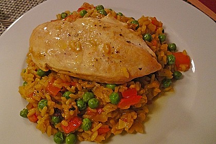 H&auml;hnchen - Paella 1