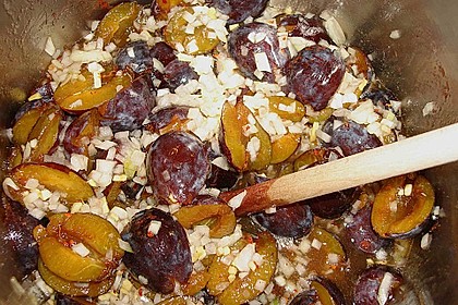 Zwetschgenchutney mit Orangen 3