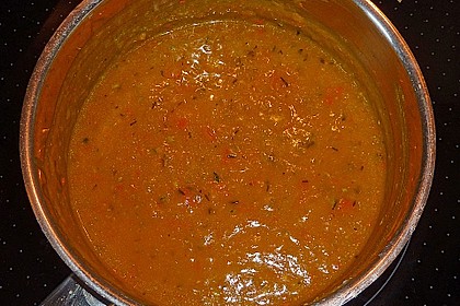 K&uuml;rbis - Gorgonzola - Sauce 1