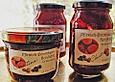 Pfirsich - Brombeer - Konfit&uuml;re mit Waln&uuml;ssen