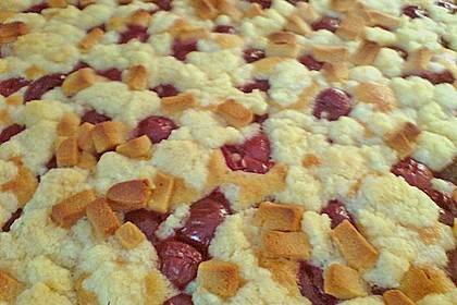 Jockels Kirsch - Marzipan - Streuselkuchen vom Blech 1