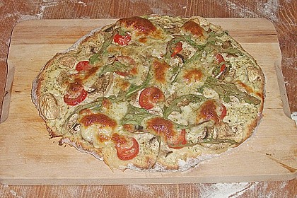 Vegetarischer Flammkuchen 1