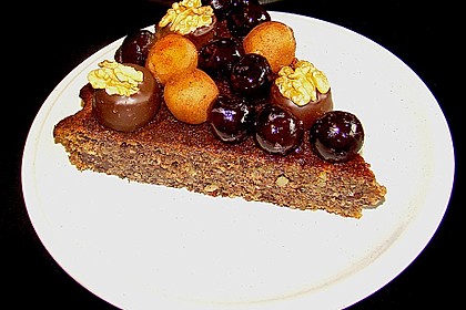 Amarenakirschen - Kastanien - Torte 1