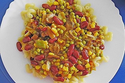 Korkenzieher zu J&auml;ger - Gem&uuml;se - Sauce