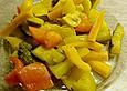 Sweet and Sour, hei&szlig; eingef&uuml;lltes Gem&uuml;se